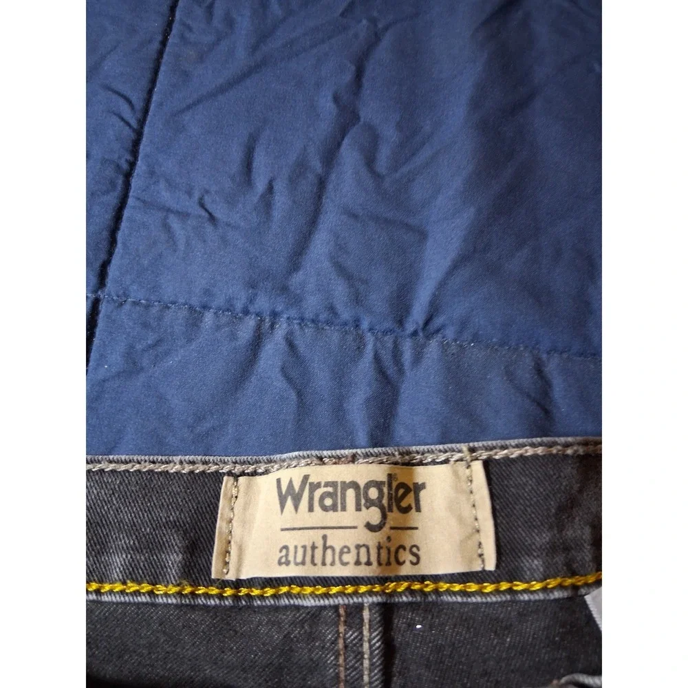 Wrangler Authentics Mens‎ Straight Leg Charcoal Gray Jeans 34x32 112315536
